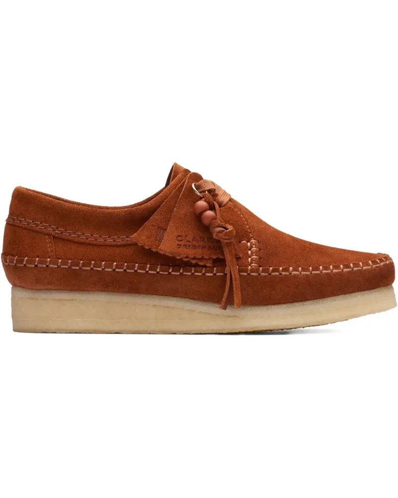 Clarks Weaver "Ginger Suede" Derby-Schuhe - Braun Braun