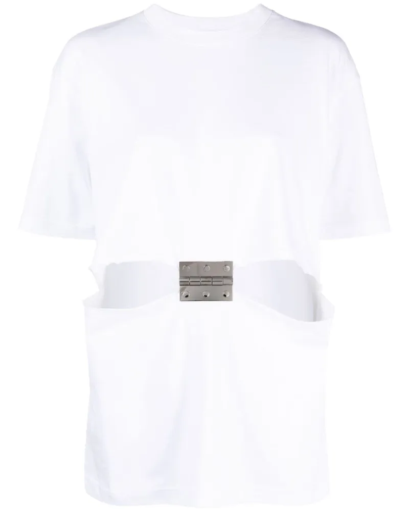 J.W.Anderson T-Shirt mit Cut-Outs Weiß