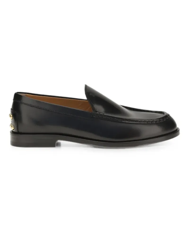 TOD'S Gommini stud-embellished leather loafers - Schwarz Schwarz