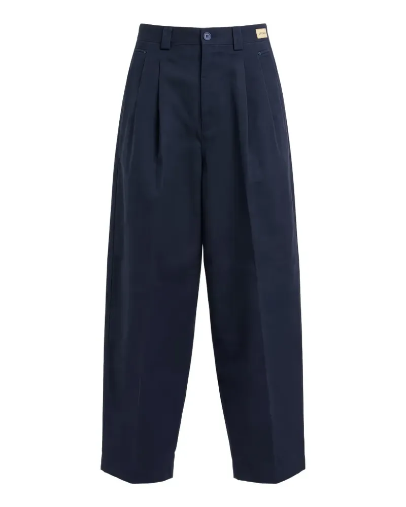 OFFICINA 36 pleated wide-leg trousers - Blau Blau