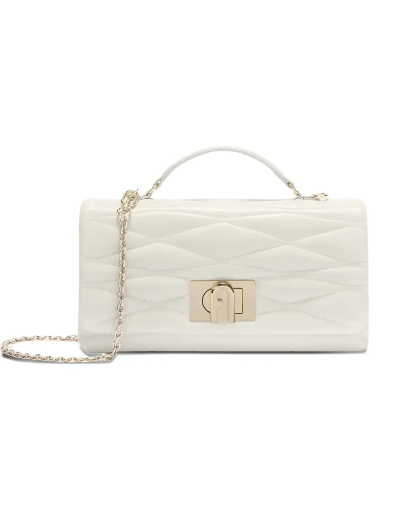 Furla Gesteppte 1927 Mini-Tasche - Weiß Weiß