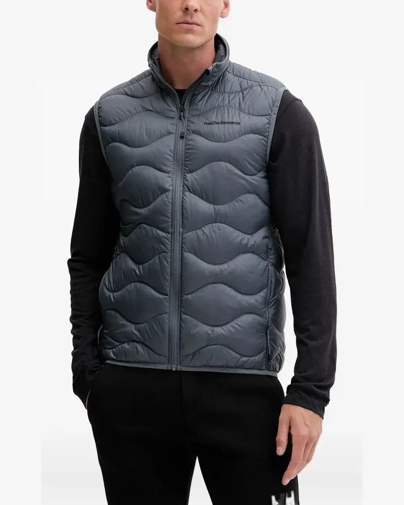 Peak Performance Helium quilted-zip gilet - Grau Grau