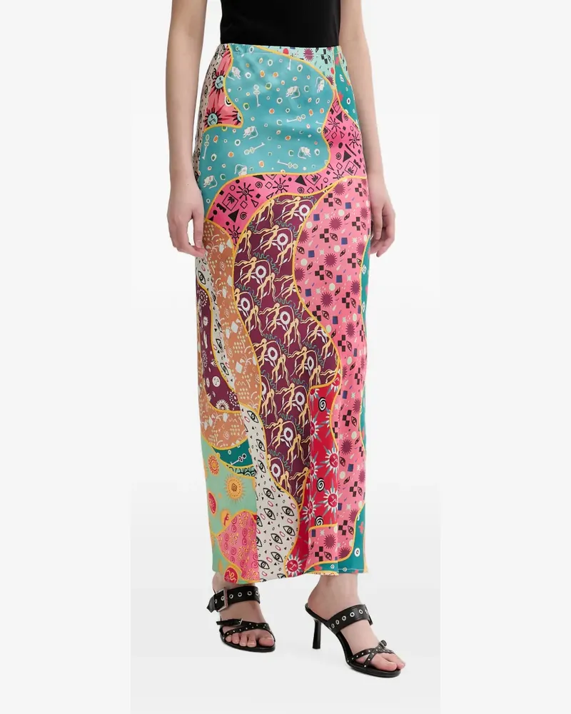 Never Fully Dressed Morocco Dorris midi skirt - Rosa Rosa