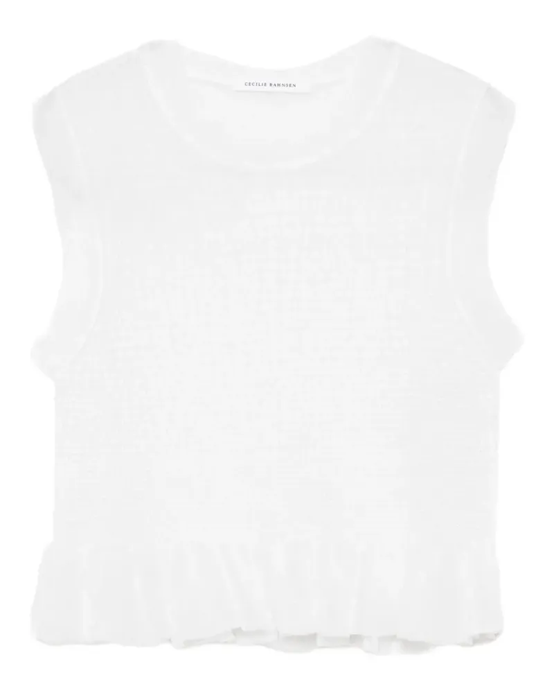Cecilie Bahnsen Cbcelia vest - Weiß Weiß
