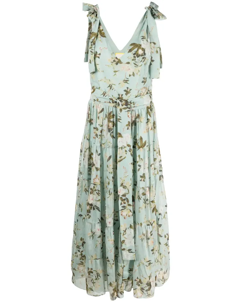Erdem Yesenia Kleid mit Blumen-Print - Grün Grün
