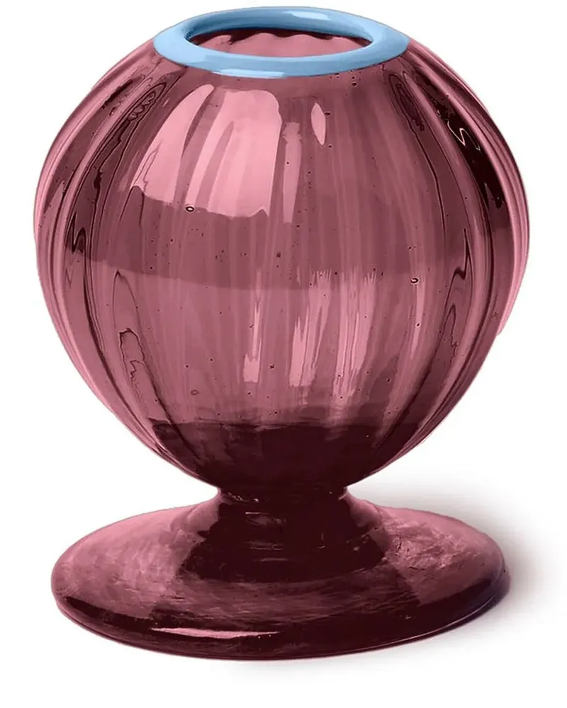 La DoubleJ Onion Glasvase - Violett Violett
