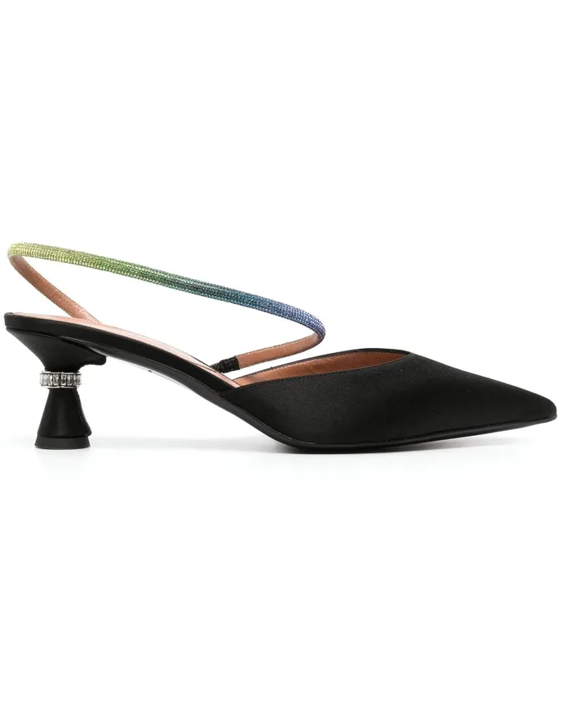D’Accori Pumps mit spitzer Kappe - Schwarz Schwarz
