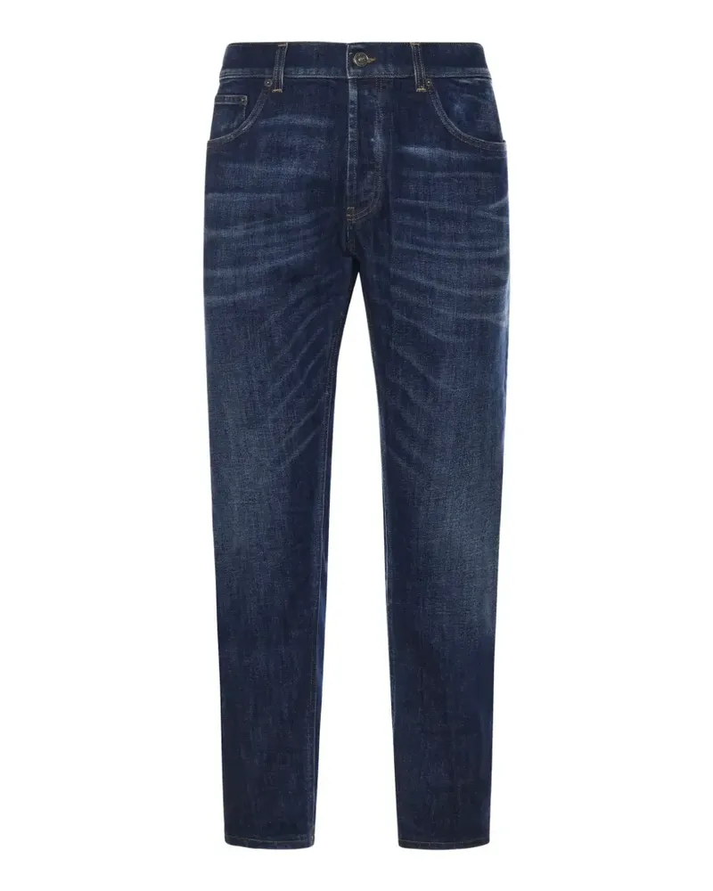Dondup Jeans mit Kontrastnähten - Blau Blau