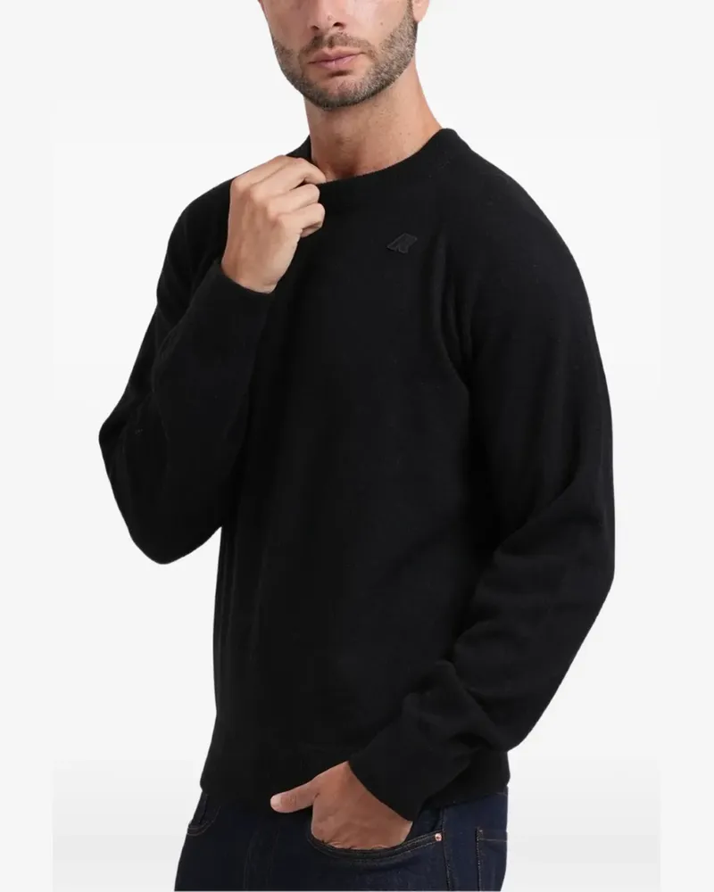 K-Way Pullover mit Raglanärmeln - Schwarz Schwarz