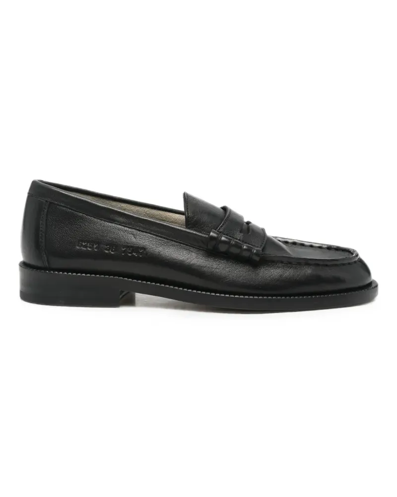 Common Projects leather penny loafers - Schwarz Schwarz