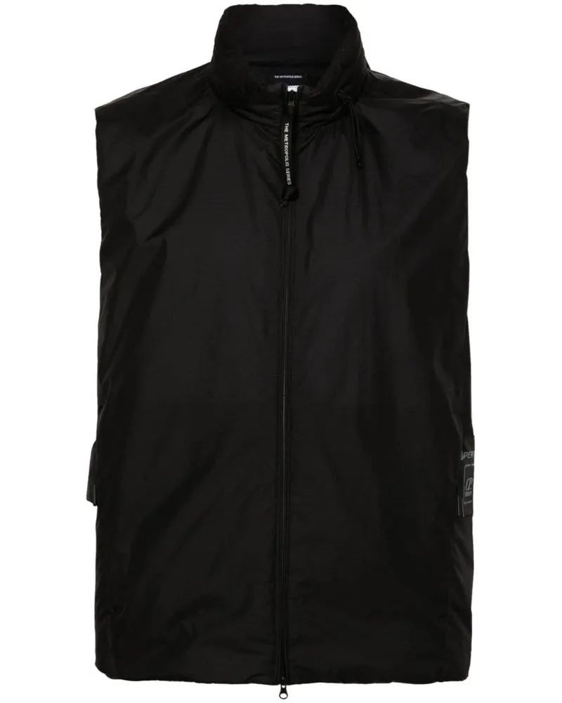 C.P. Company Gefütterte The Metropolis Series Weste - Schwarz Schwarz
