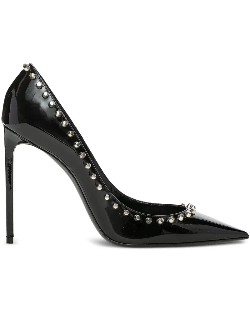 Saint Laurent Zoe Pumps mit Nieten 105mm - Schwarz Schwarz