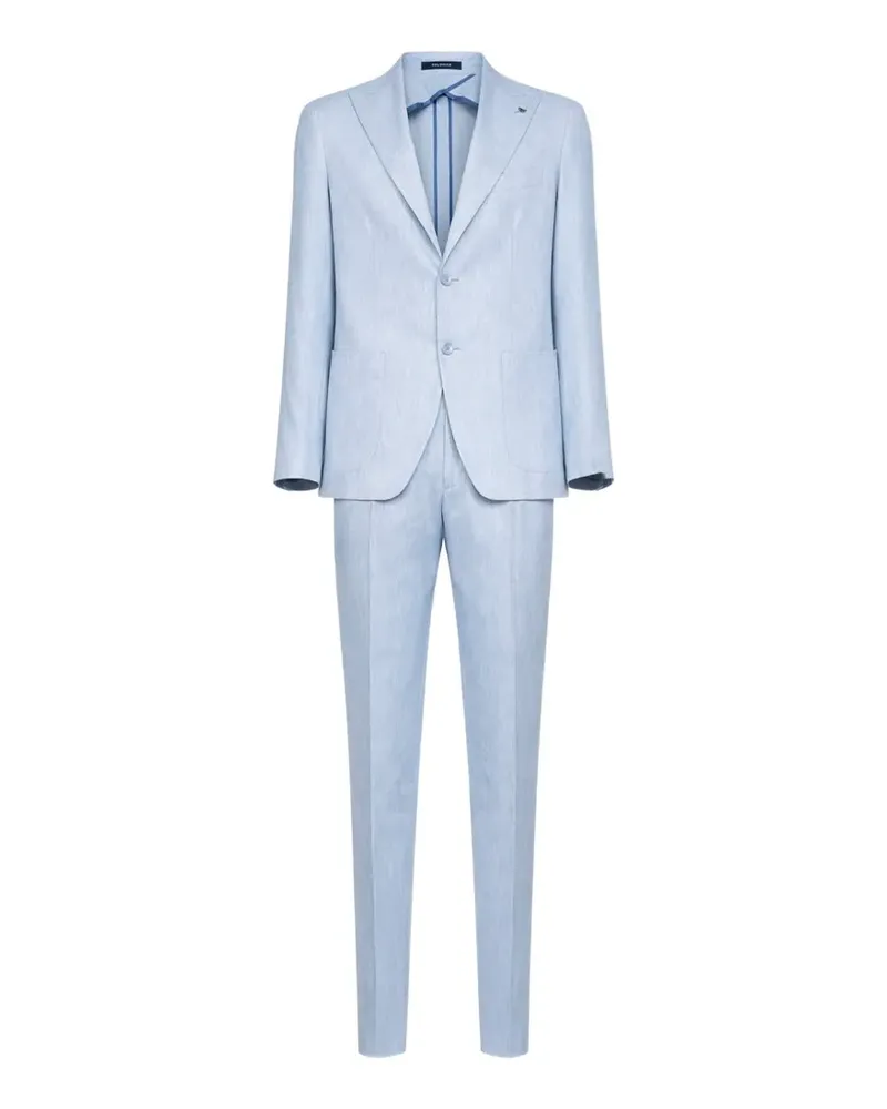 Tagliatore peak-lapels single-breasted suit - Blau Blau