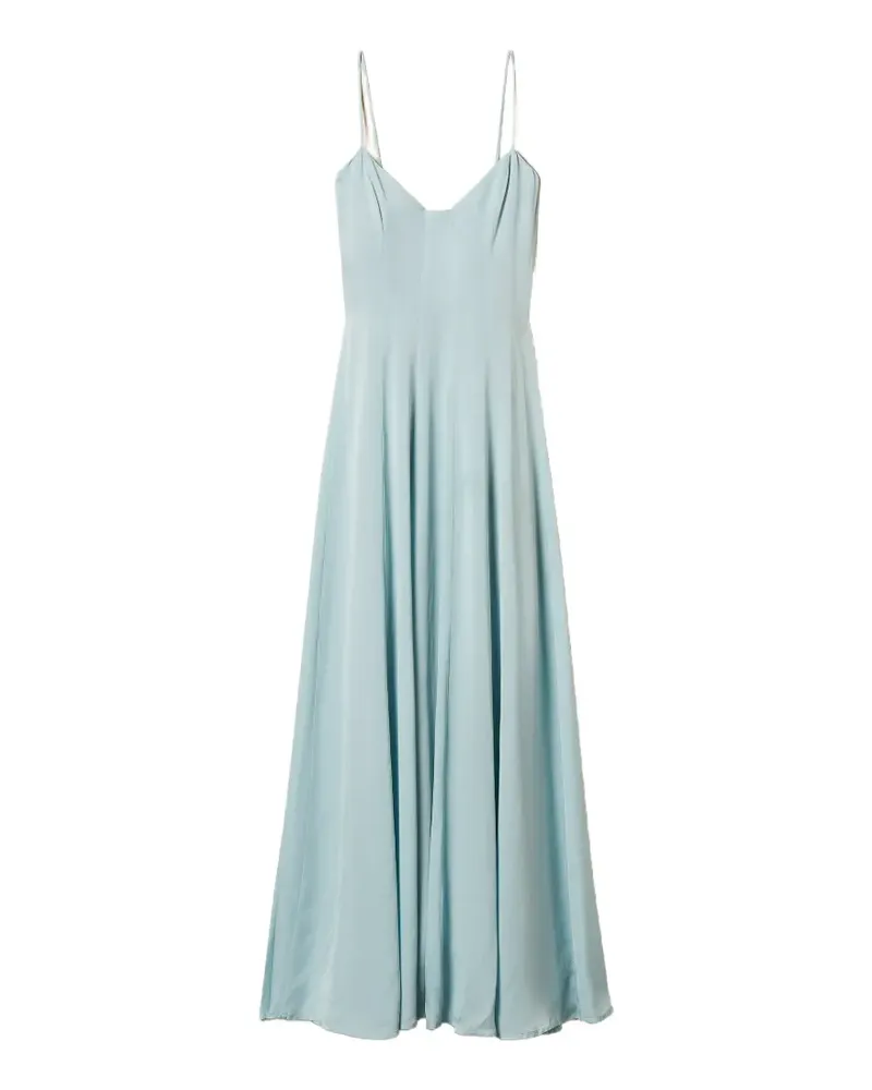 Twin-Set sleeveless maxi dress - Blau Blau