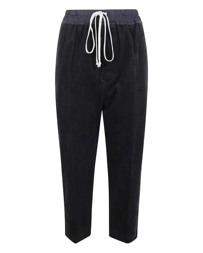 Rick Owens Cordhose mit Kordelzug - Schwarz Schwarz
