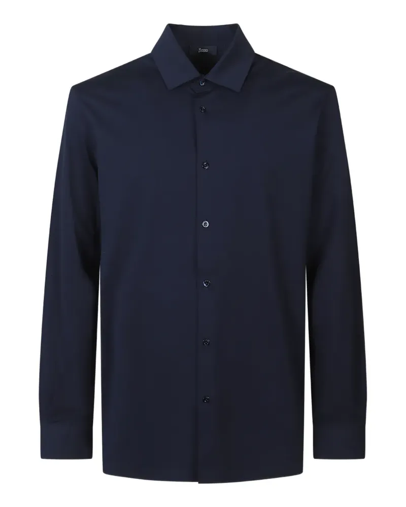 Herno Klassisches Hemd - Blau Blau