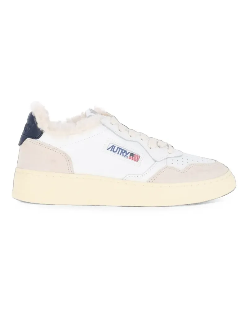 AUTRY Medalist Sneakers mit Shearling-Futter - Weiß Weiß