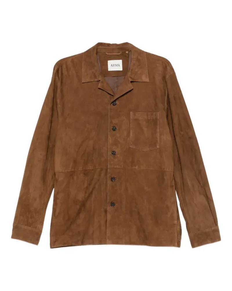 Arma Nico suede jacket - Braun Braun