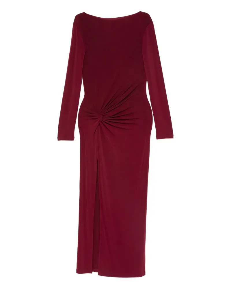 Patrizia Pepe Gerafftes Midikleid - Violett Violett