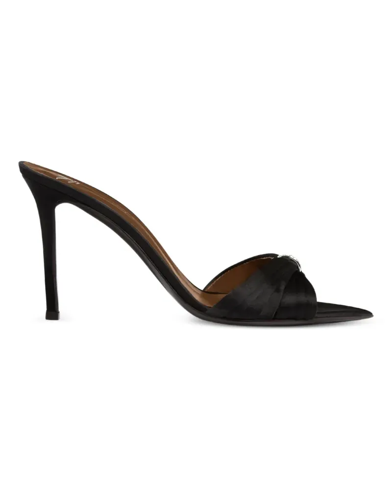 Giuseppe Zanotti Lumière mules 90 - Schwarz Schwarz