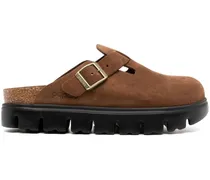 Chunky Boston Slipper - Braun