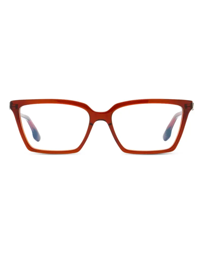 Victoria Beckham Brille mit eckigem Gestell - Rot Rot