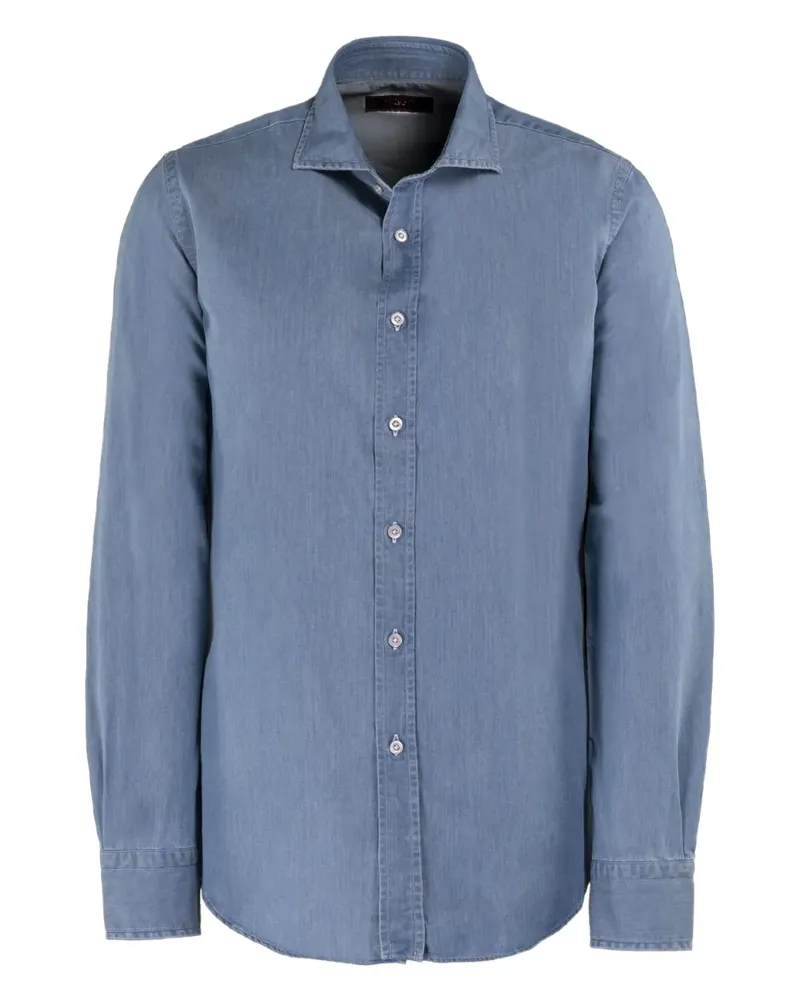 MOORER Harold Jeanshemd - Blau Blau