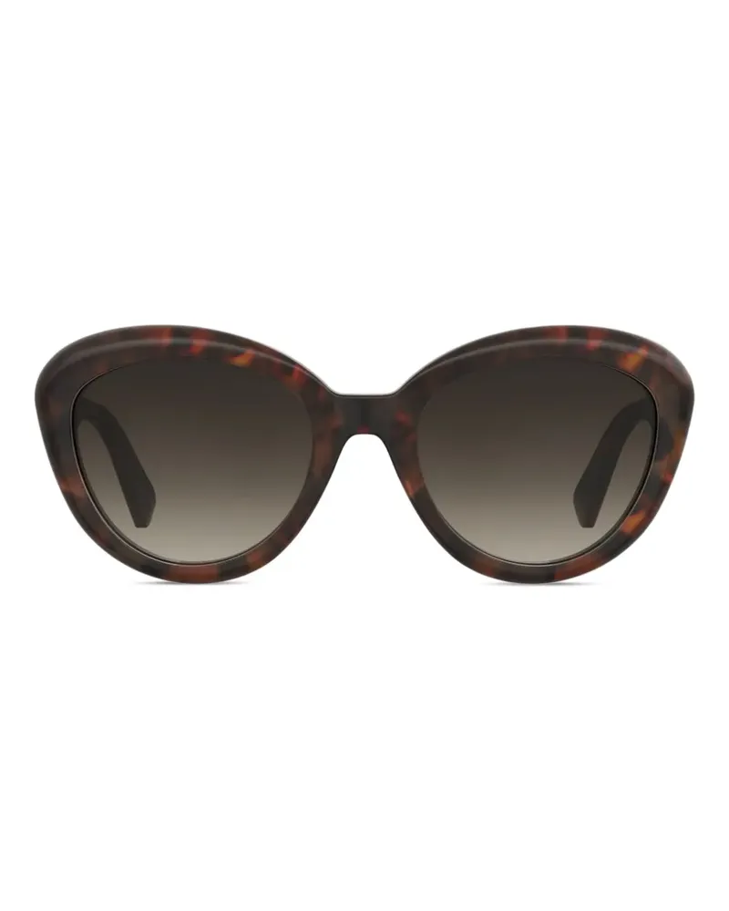Moschino Oversized-Sonnenbrille in Schildpattoptik - Braun Braun