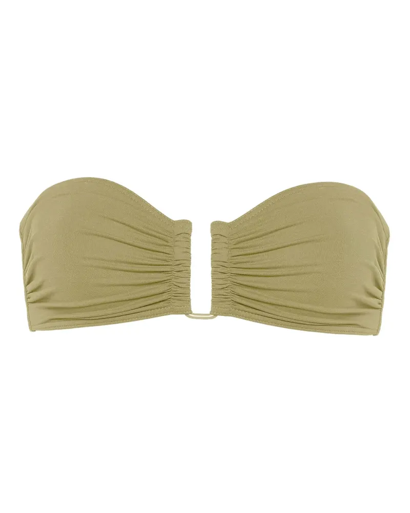 Eres Gerafftes Show Bikinioberteil - Grün Grün