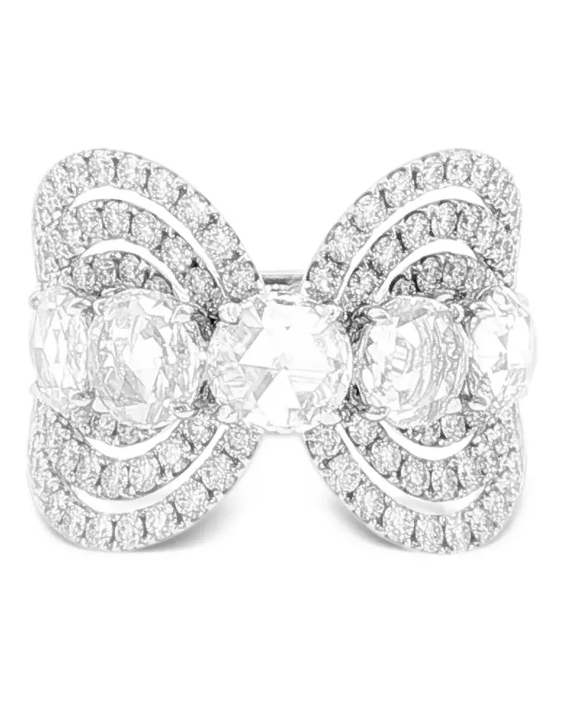 HYT Jewelry diamond rose-cut ring - Silber Silber