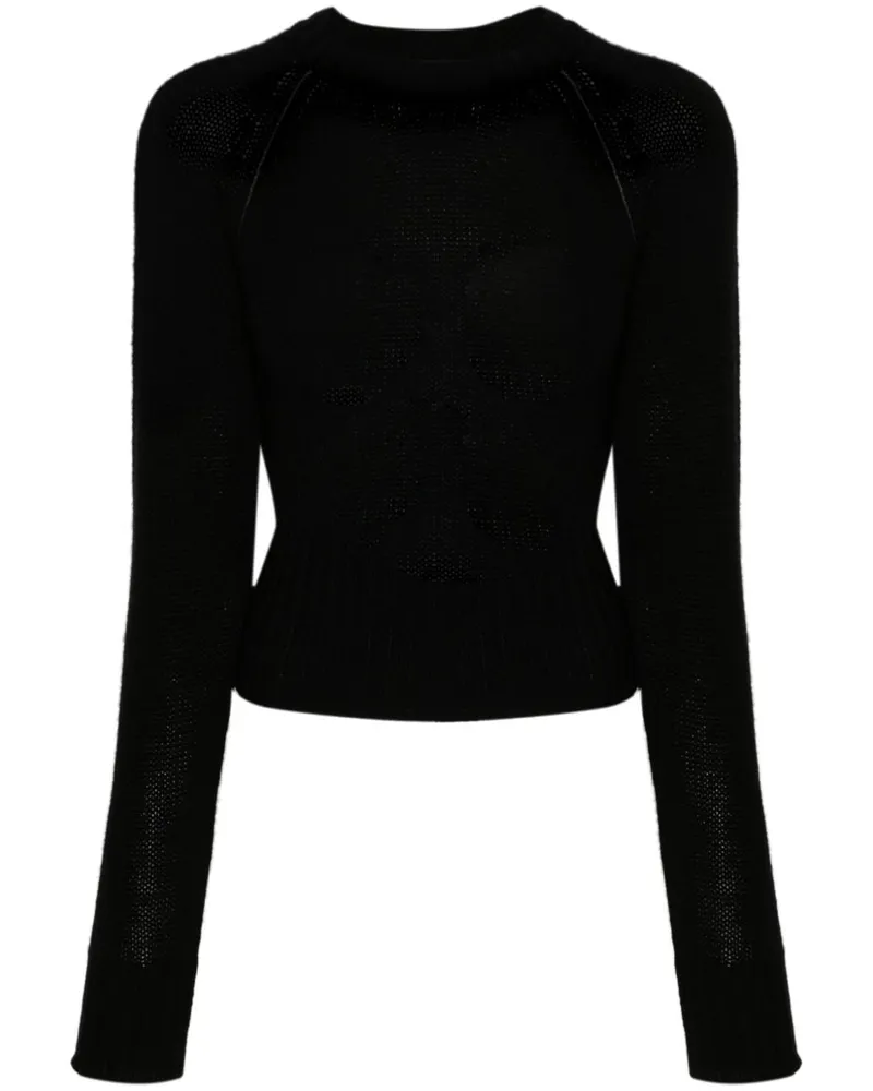 Fabiana Filippi Pullover mit Raglanärmeln - Schwarz Schwarz