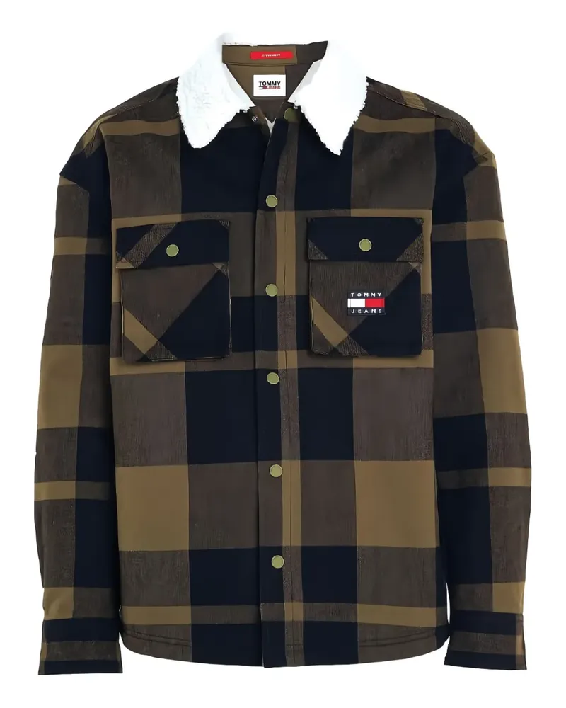 Tommy Hilfiger Hemdjacke mit Karomuster - Grün Grün