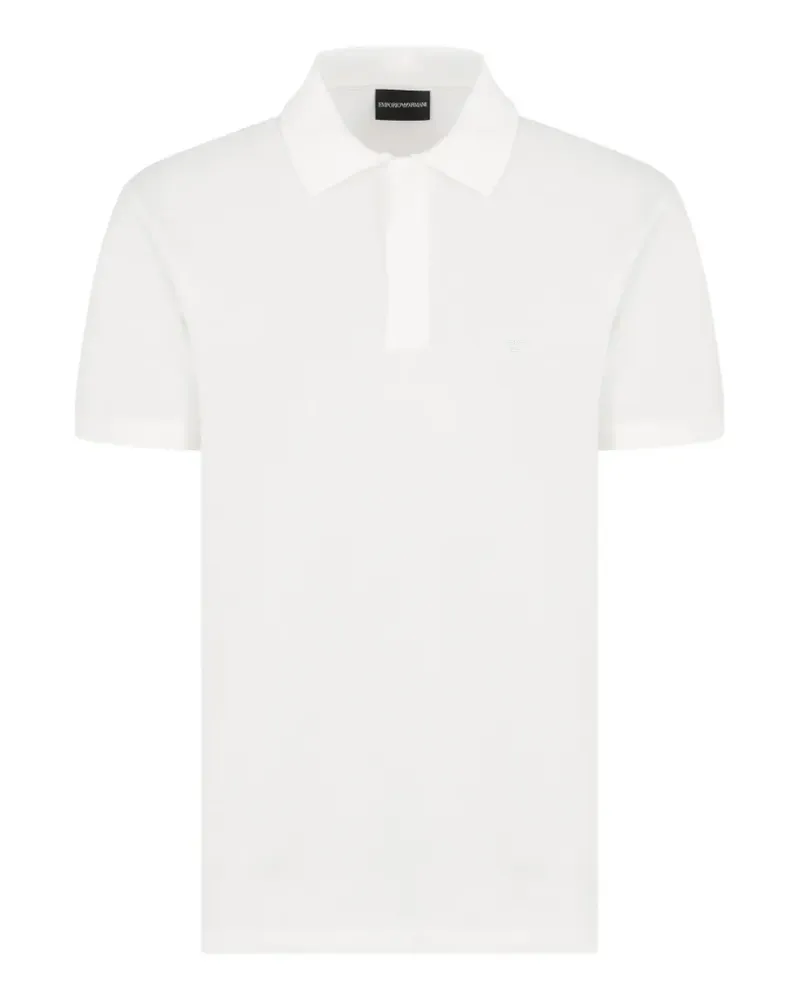 Emporio Armani Poloshirt mit kurzen Ärmeln - Weiß Weiß