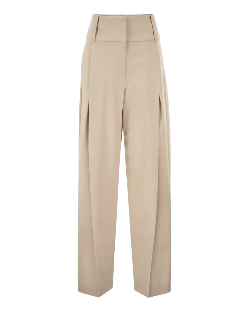 SPORTMAX Hose mit weitem Bein - Nude Nude
