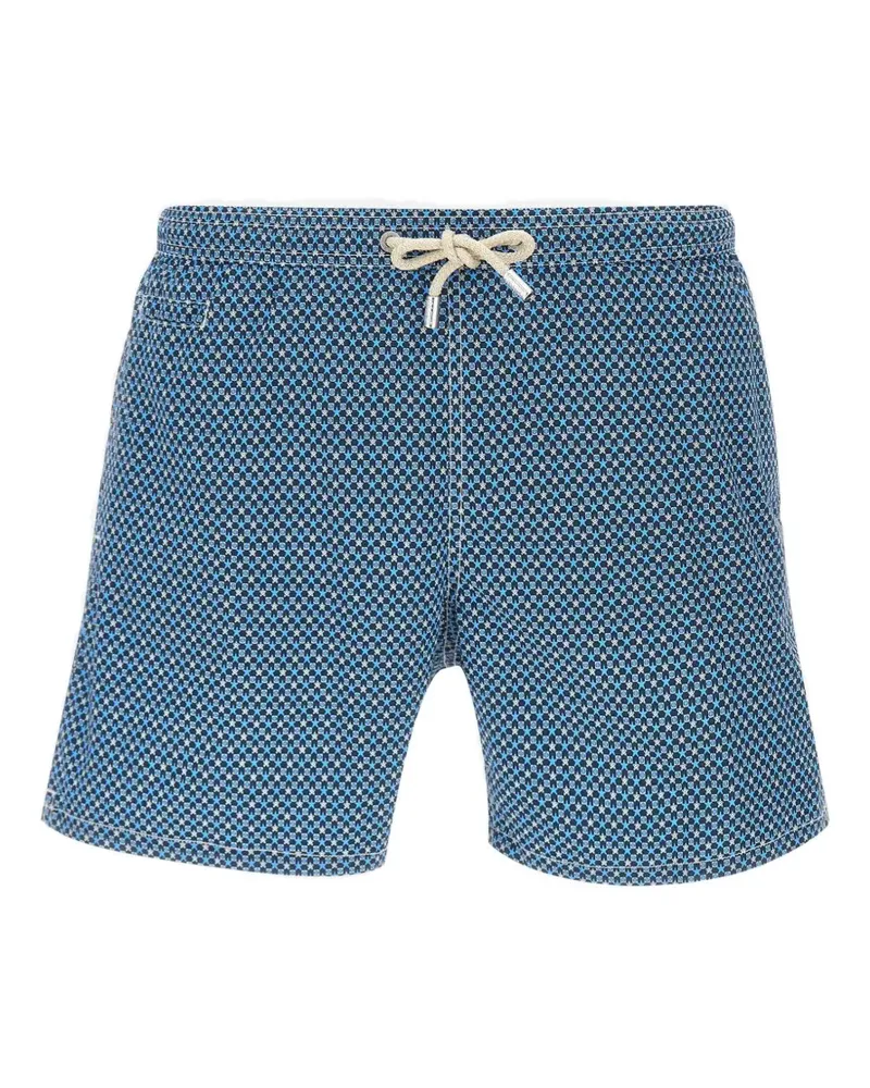 MC2 Saint Barth Lighting micro-tie starfish-print swim shorts - Blau Blau