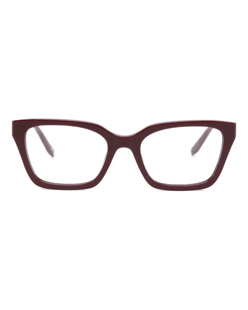 Balenciaga Brille mit geometrischem Gestell - Rot Rot