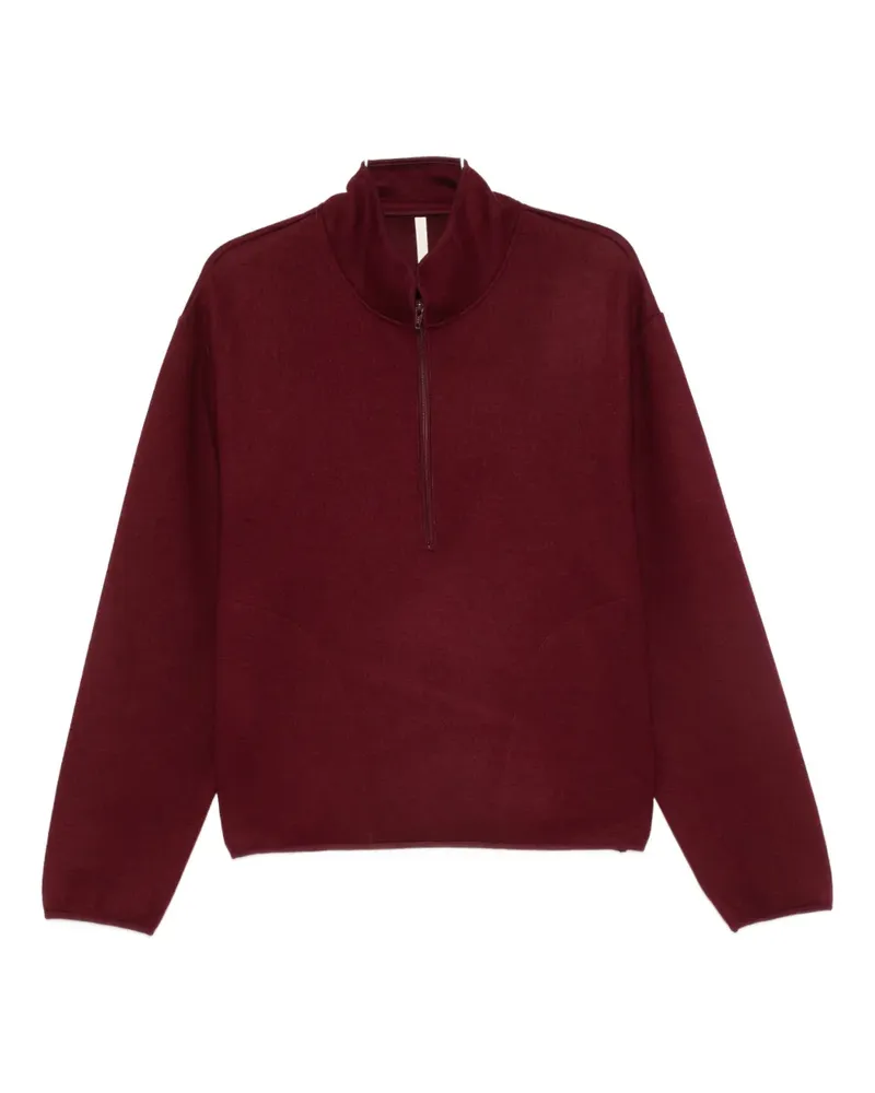Sunflower Sweatshirt mit Stehkragen - Rot Rot