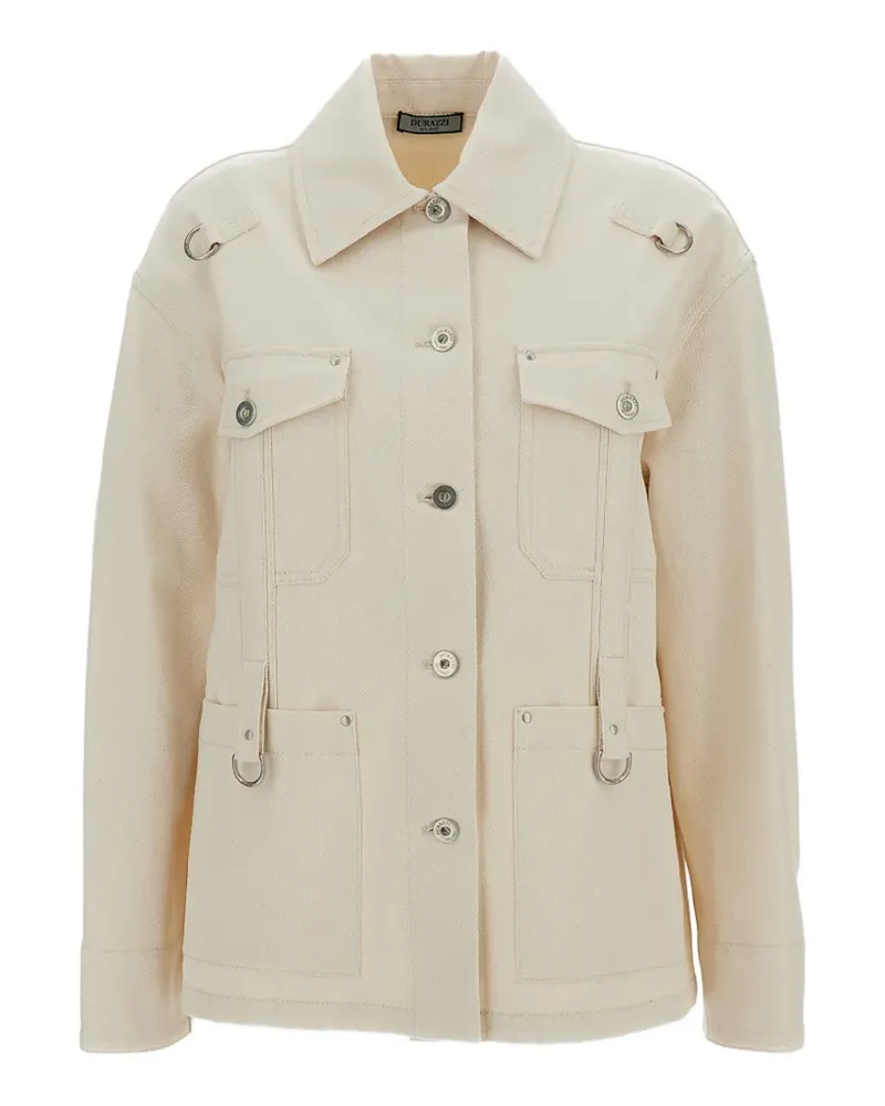 Durazzi Milano buttoned shirt jacket - Nude Nude