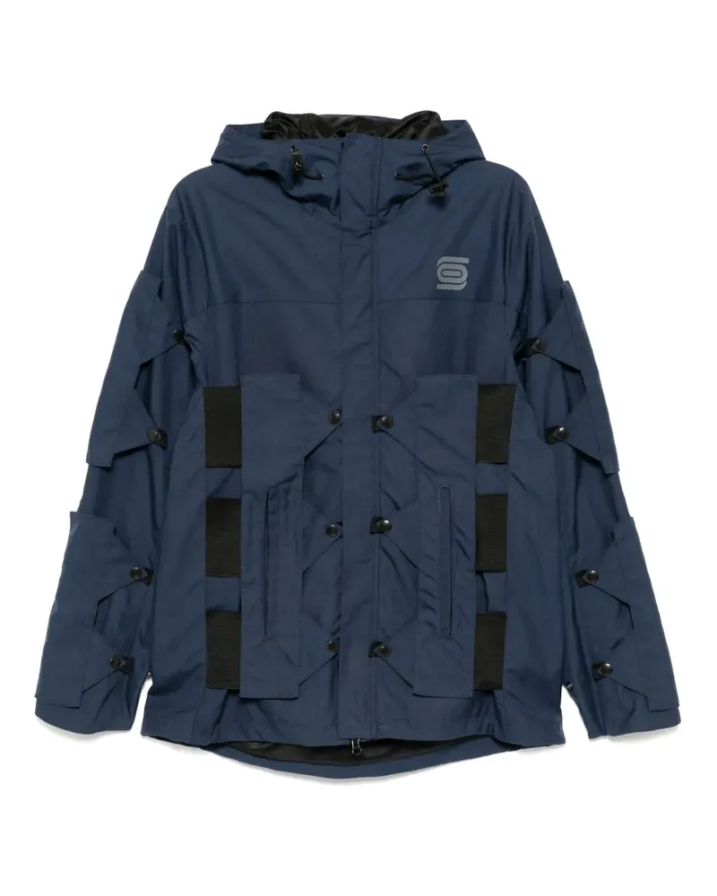 Olly Shinder Crocodile Shell-Jacke - Blau Blau
