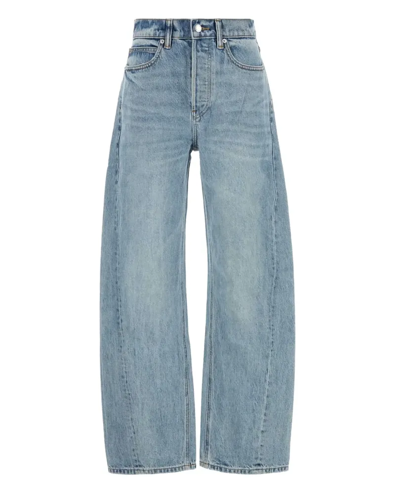 Alexander Wang Jeans mit Logo-Patch - Blau Blau