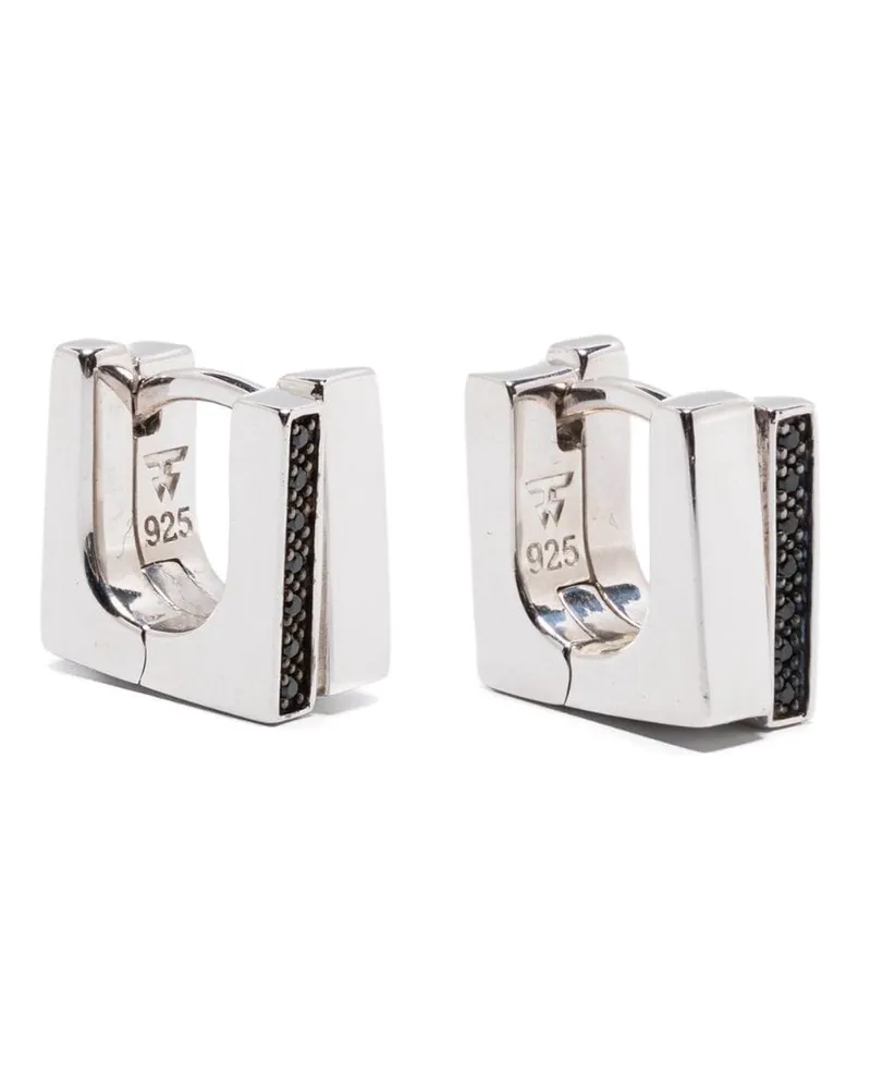 Tom Wood Step Huggies Ohrringe - Silber Silber