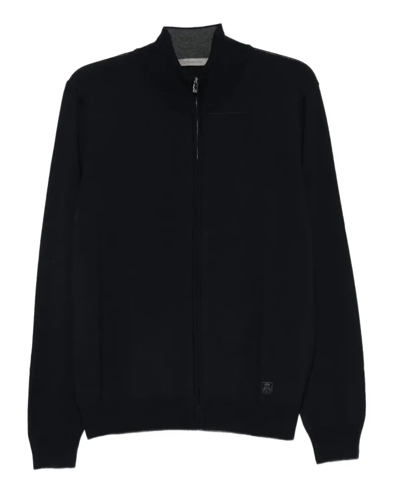 Corneliani Cardigan mit Reißverschluss - Blau Blau