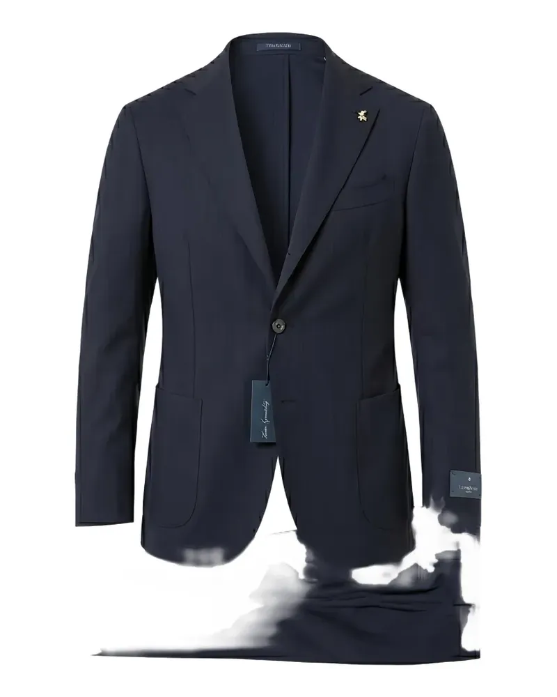 Tombolini button-fastening pinstripe-pattern suit - Blau Blau