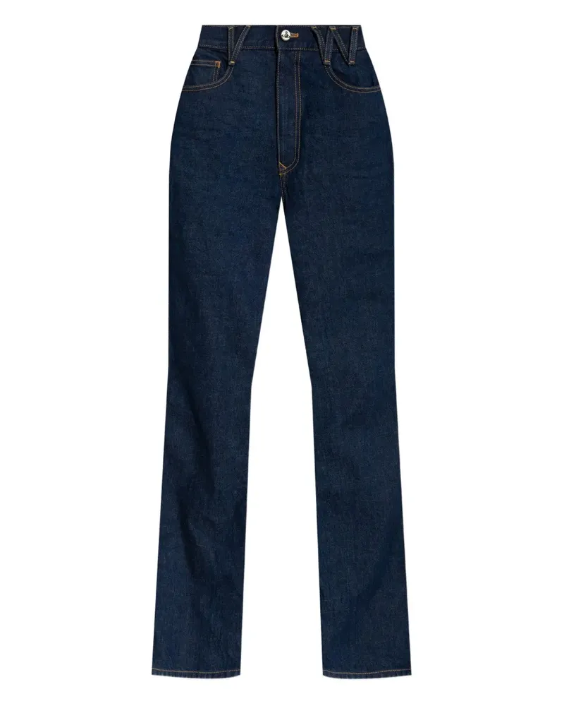 Vivienne Westwood Ausgestellte High-Waist-Jeans - Blau Blau