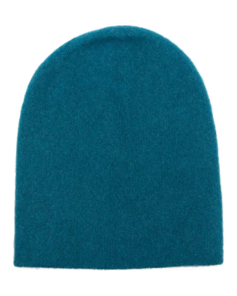 Frenckenberger Beanie mit ovaler Krone - Blau Blau
