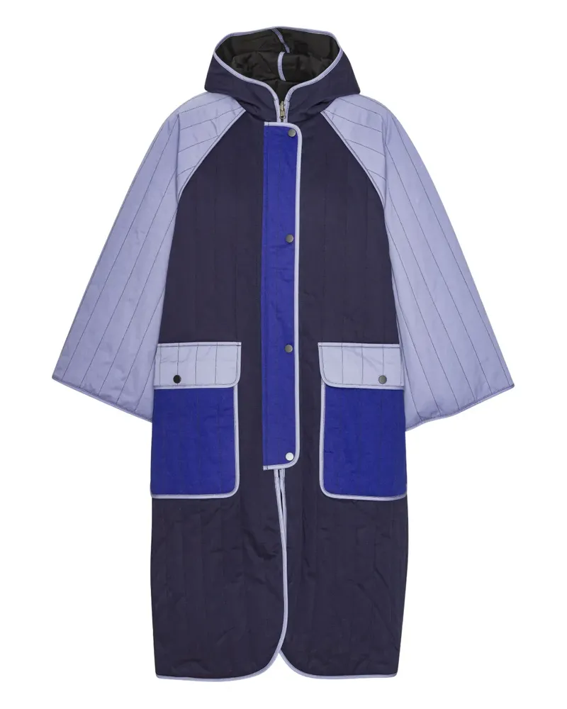 Henrik Vibskov Wendbarer Kapuzenparka - Schwarz Schwarz