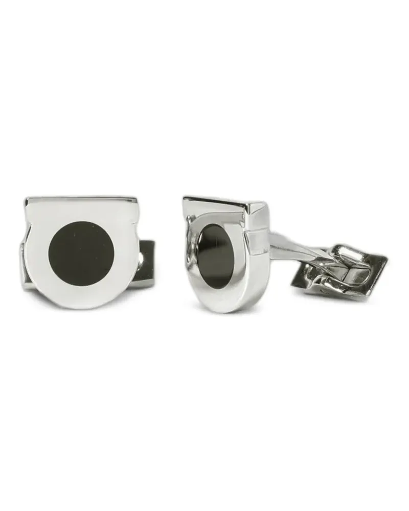 Ferragamo Manschettenknöpfe mit Gancini-Design - Silber Silber