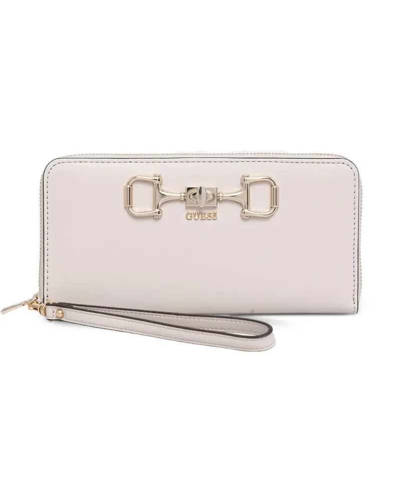 Guess Janie Portemonnaie mit Logo - Nude Nude