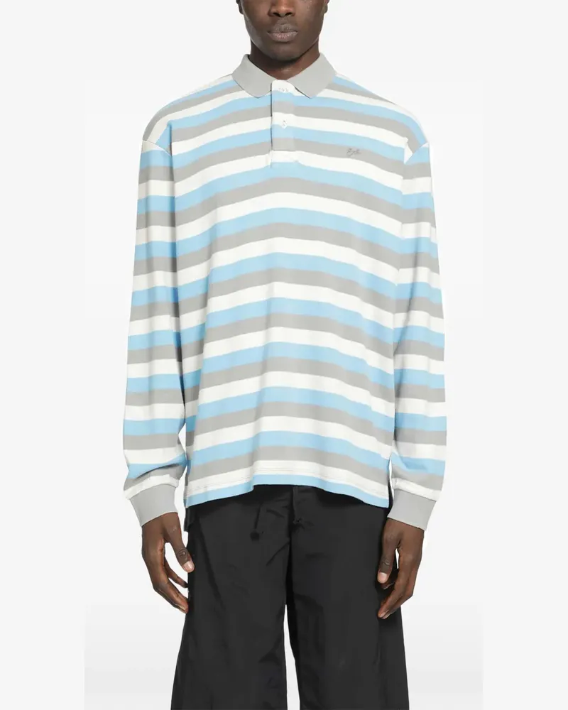 ERL striped polo shirt - Blau Blau