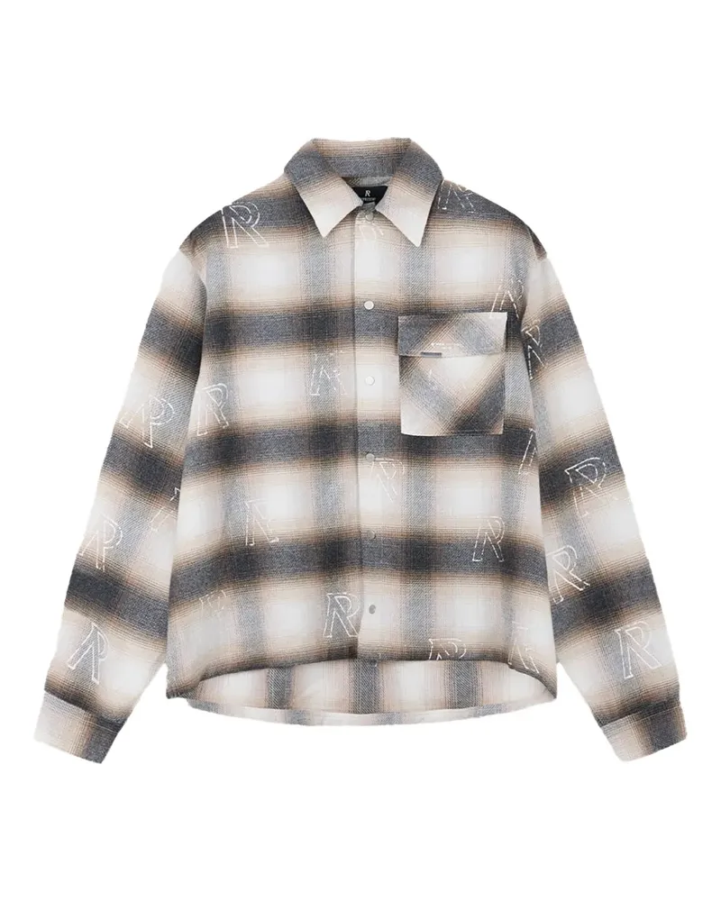 REPRESENT Latte Flanellhemd - Weiß Weiß